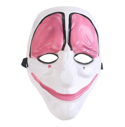 Mask Halloween Payday 2 Clown Full Face PVC Cosplay