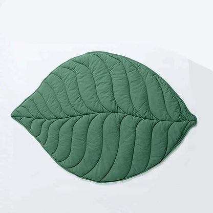 Fashion Creativity Leaf Heart Shaped Blanket Carpet for Child Pet Cat Dog Mat Household Decor