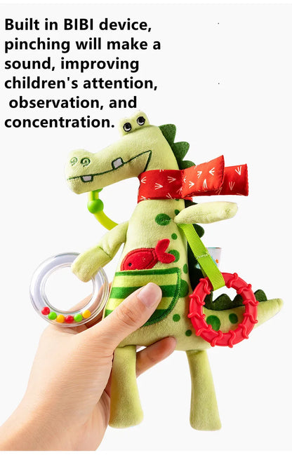 Spiral Giraffe Crib Toy Newborn Sensory Toys Rattle