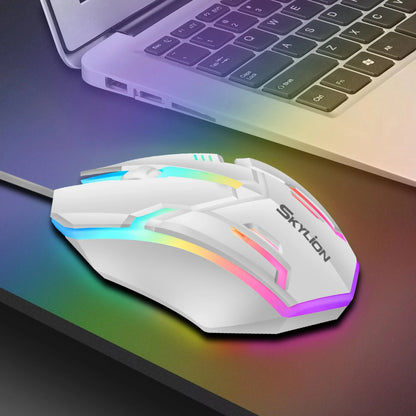 Wired RGB Gaming Mouse 3 Button USB Accurate Office