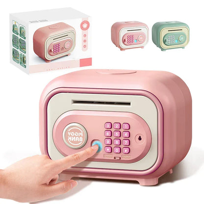 Piggy Electronic Bank Password Protected Mini ATM Toy For Kids Back To School 2025 Teaches Saving