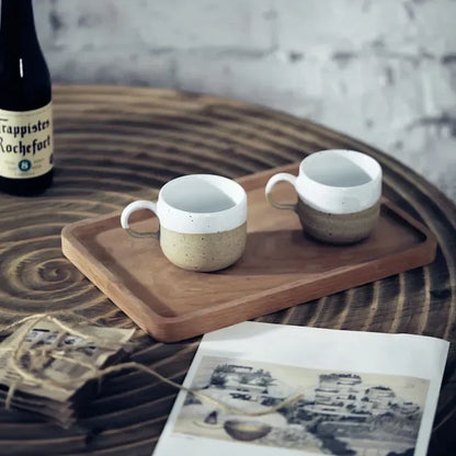 Ceramic Coffee Mug 170ml Frosted Stoneware Scandinavian Retro Minimalist Coffee Cup Fall 2025 Cozy Gift