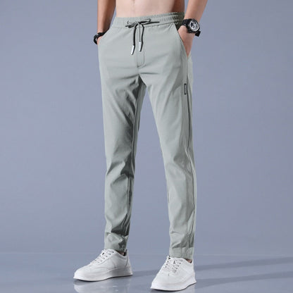 Men's Khaki Chino Pants - Lightweight Versatile Fit for Business and Casual Wear, Regular Fit, Multiple Sizes Available-6