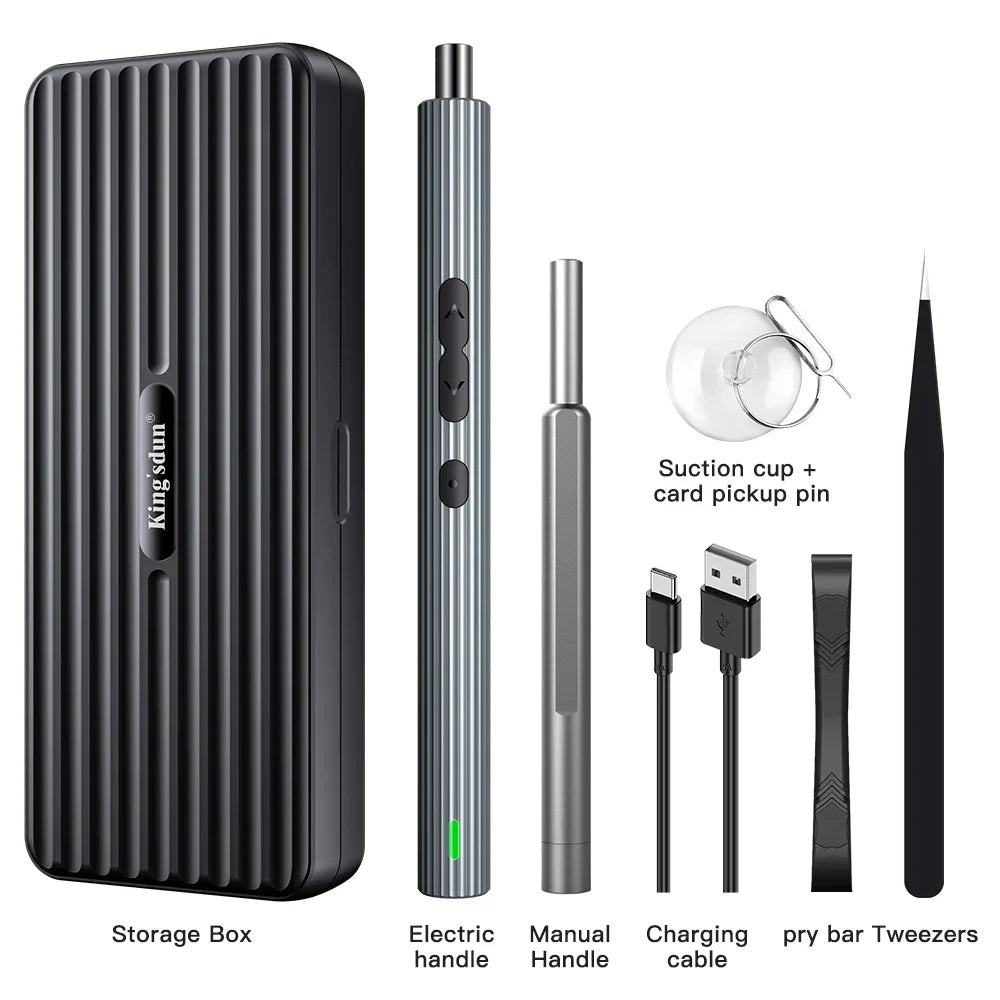Motor-Driven Screwdriver 58-In-1 Battery-Powered Accurate Repair Kit Cordless Travel-Friendly Tech Repair Fall 2025 Magnetic