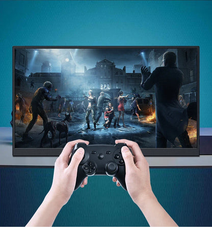Travel-Friendly 15.6 Inch FHD IPS Monitor Dual Screen USB C
