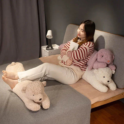 Pillow Body Large Rabbit Plush Decorative Long Stuffed Animal Pillow Fall 2025 Cozy Bed Buddy And Travel Cushion