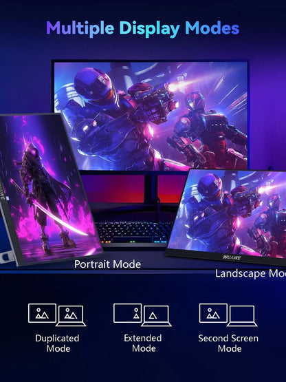 16 Inch 120Hz Travel-Friendly Monitor 1920x1200 HDR Holiday Gift