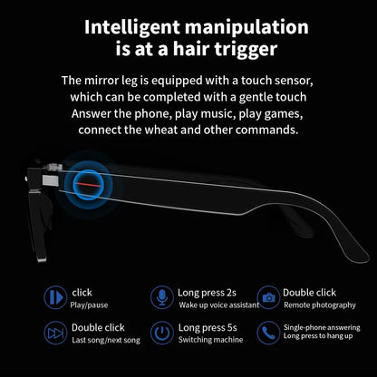 Glasses Smart Blue Light Polarized Audio Sunglasses