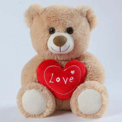 Teddy Bear Plush Toy Heart Hug Gift 2026 Valentine Gift For Kids Huggable Bear Plush