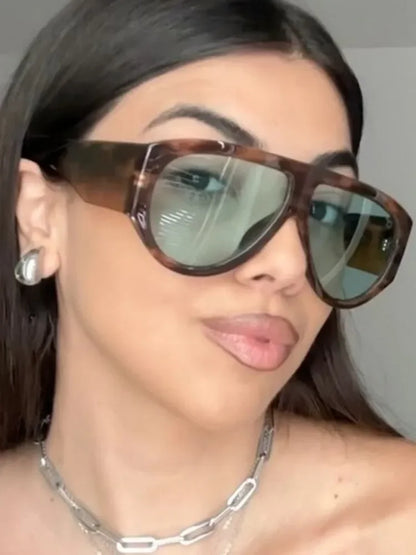 Oversized Sunglasses Hip Hop Shades Unisex Designer Eyewear UV400 Protection Fall 2026 Trend