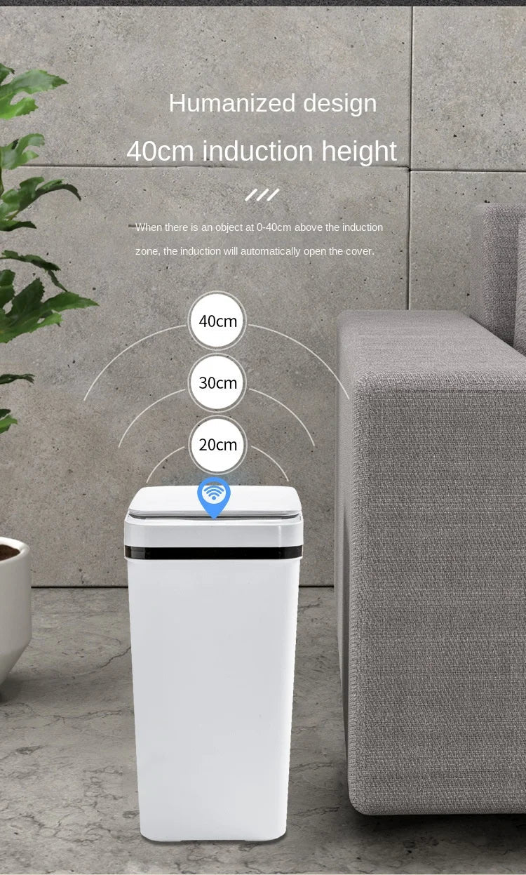 Trash Smart Can Automatic Sensor Bin Touchless Odor Control