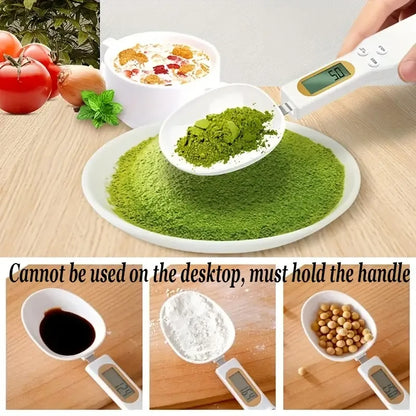 Electronic Kitchen Scale 500g 0.1g LCD Digital Spoon Scale for Food and Baking Measurement Device