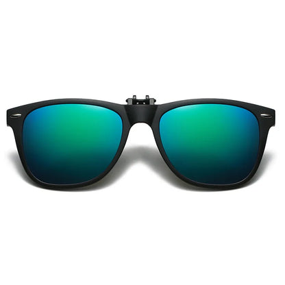 Polarized Photochromic UV Anti-Glare Driving Goggles, Vintage Square Style, Fall 2025 Safe Driving – Night Vision Clip-On Sunglasses