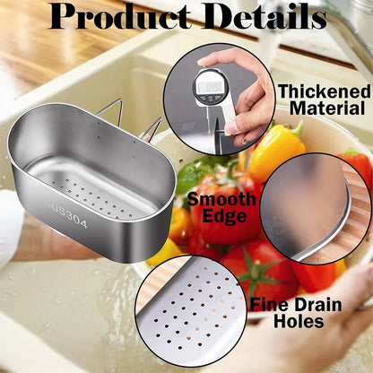 Steel Stainless Sink Strainer Basket Eco Friendly Kitchen Waste Catcher Fall 2026 For Food Debris