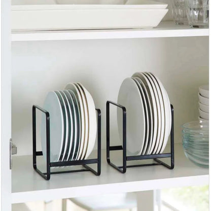 Rack Plate Countertop Dish Organizer Metal Layered Drain
