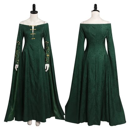 Cosplay Alicent Dress Medieval Fantasy Gown Halloween