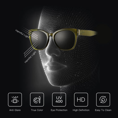 Cat Eye Oversized Sunglasses - Thick Butterfly Frame, UV400 Protection, Trendy Shade
