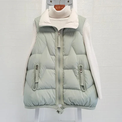 Light Women’s Puffer Vest - Short Relaxed, Duck Down