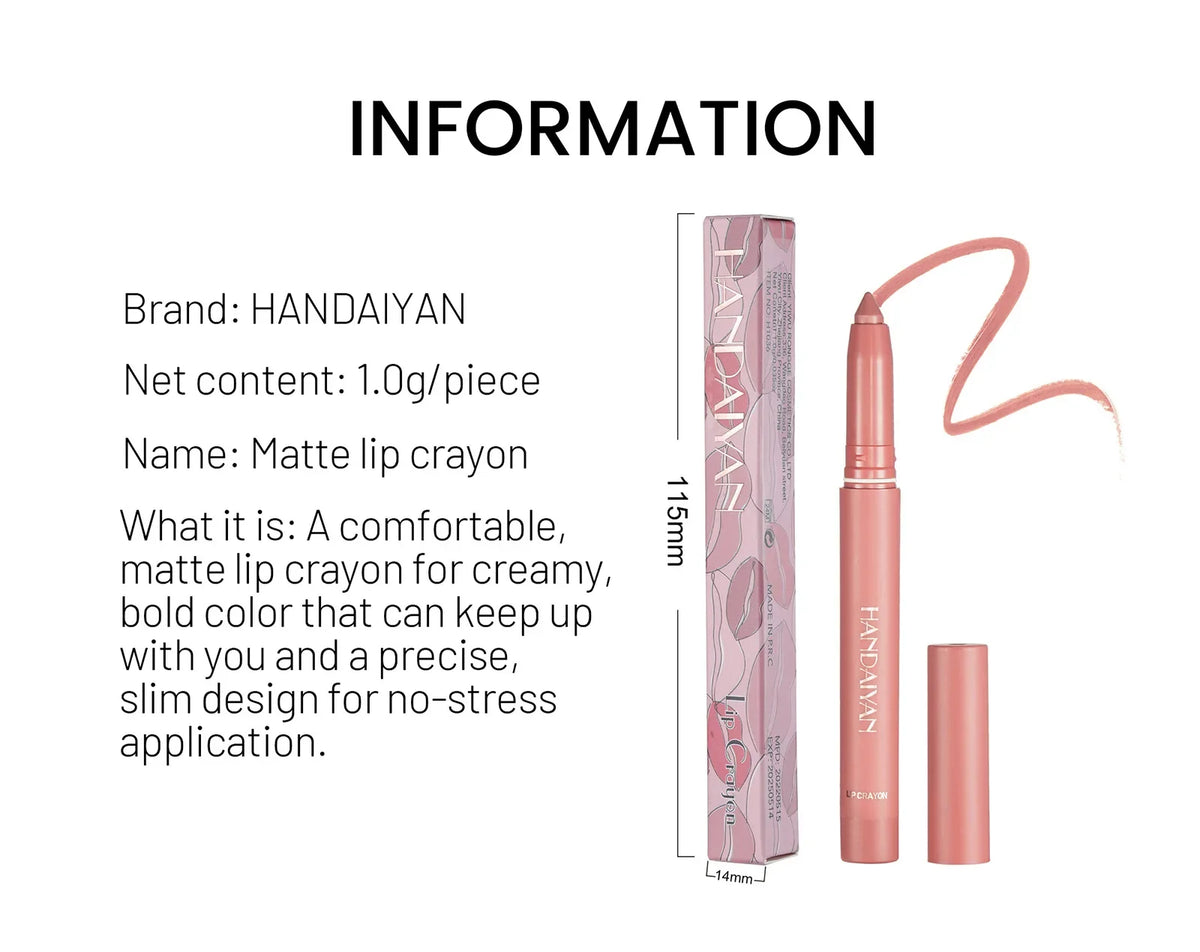 Lip Liner Pencil Matte Water-Resistant Long Lasting Moisturizing Lip Contour Fall 2026 Trend
