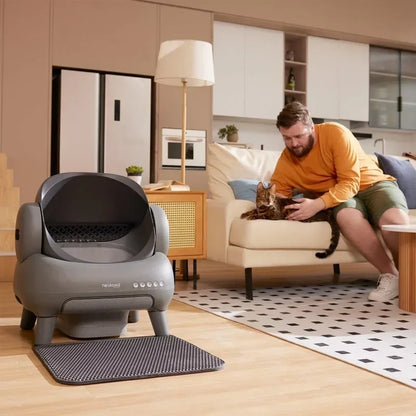 Cat Smart Litter Box App Controlled Automatic Self Cleaning Fall 2025 TikTok Viral Low Noise Odor Reduction