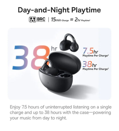 4-Mic Noise Cancellation Super Bass IP55 Sports 2026 – Baseus BC1 Open-Ear Clip Earbuds Bluetooth 6.0
