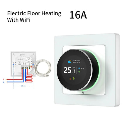 Thermostat Smart Knob WiFi Temperature Controller For Water And Gas Boilers Fall 2025 Energy Saving Gift