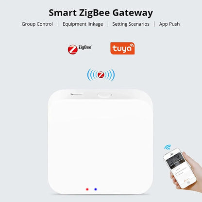 Tuya Zigbee 3.0 Gateway Hub Smart Household Cordless Bridge Alexa Google