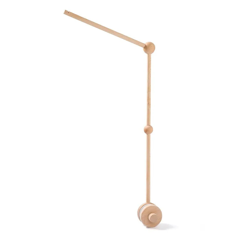 Mobile Baby Wooden Crib Hanging Toy Newborn Nursery Fall 2025 Soothing Music Developmental Gift