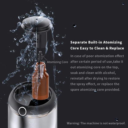 Car Air Freshener AI Smart Aroma Diffuser USB Charging Travel-Friendly Car Diffuser Fall 2025 Quiet Auto Aromatherapy