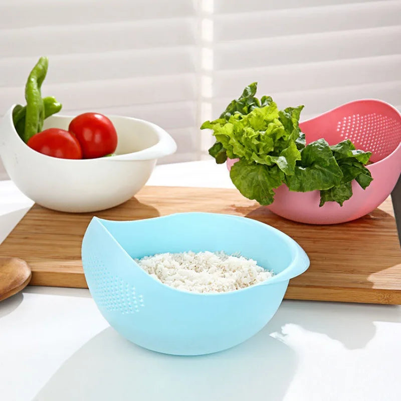 Rice Colander With Handles Kitchen Drain Basket Fall 2026 Simple Rinse Fast Drain
