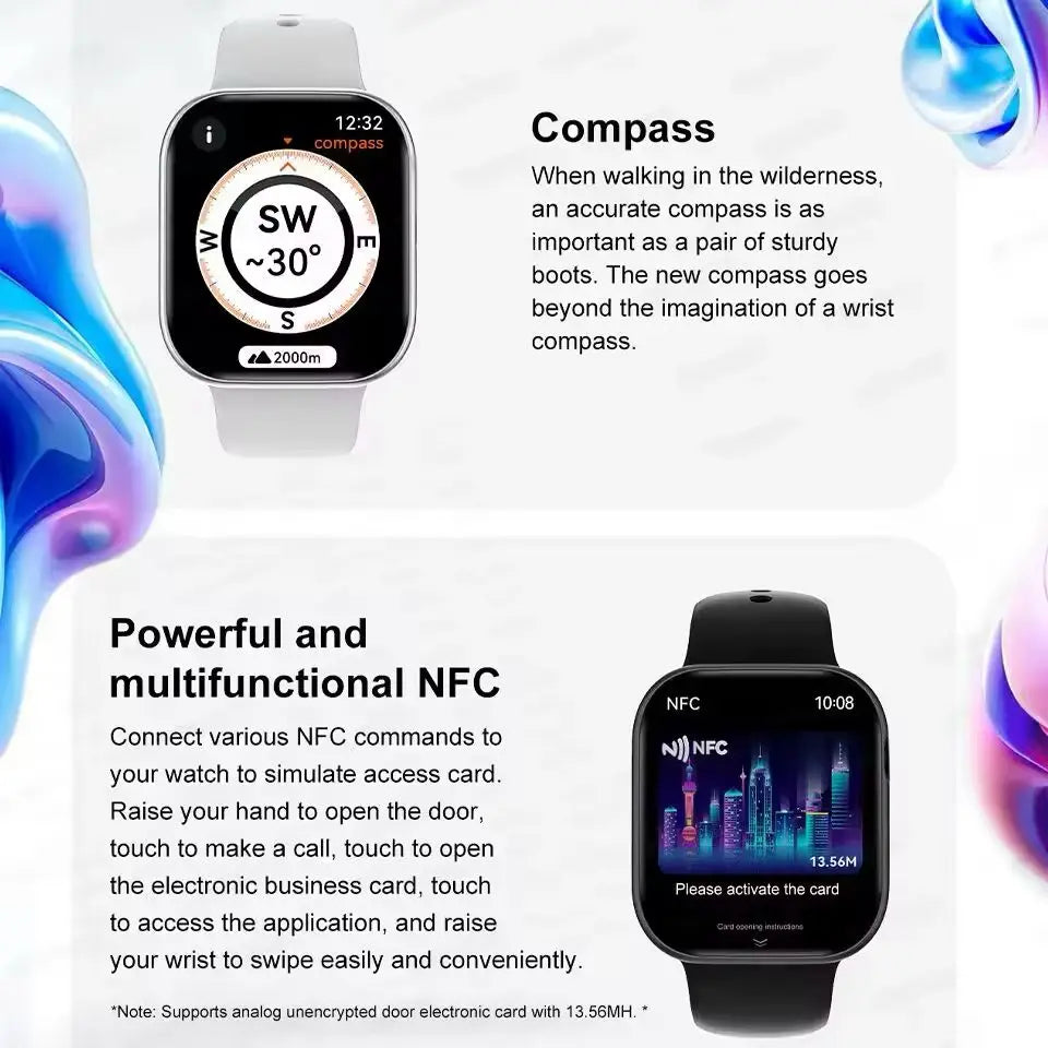Smartwatch GPS Health Tracker Fall 2025 Water-Resistant Fitness Watch With Music Storage And Bluetooth Calls