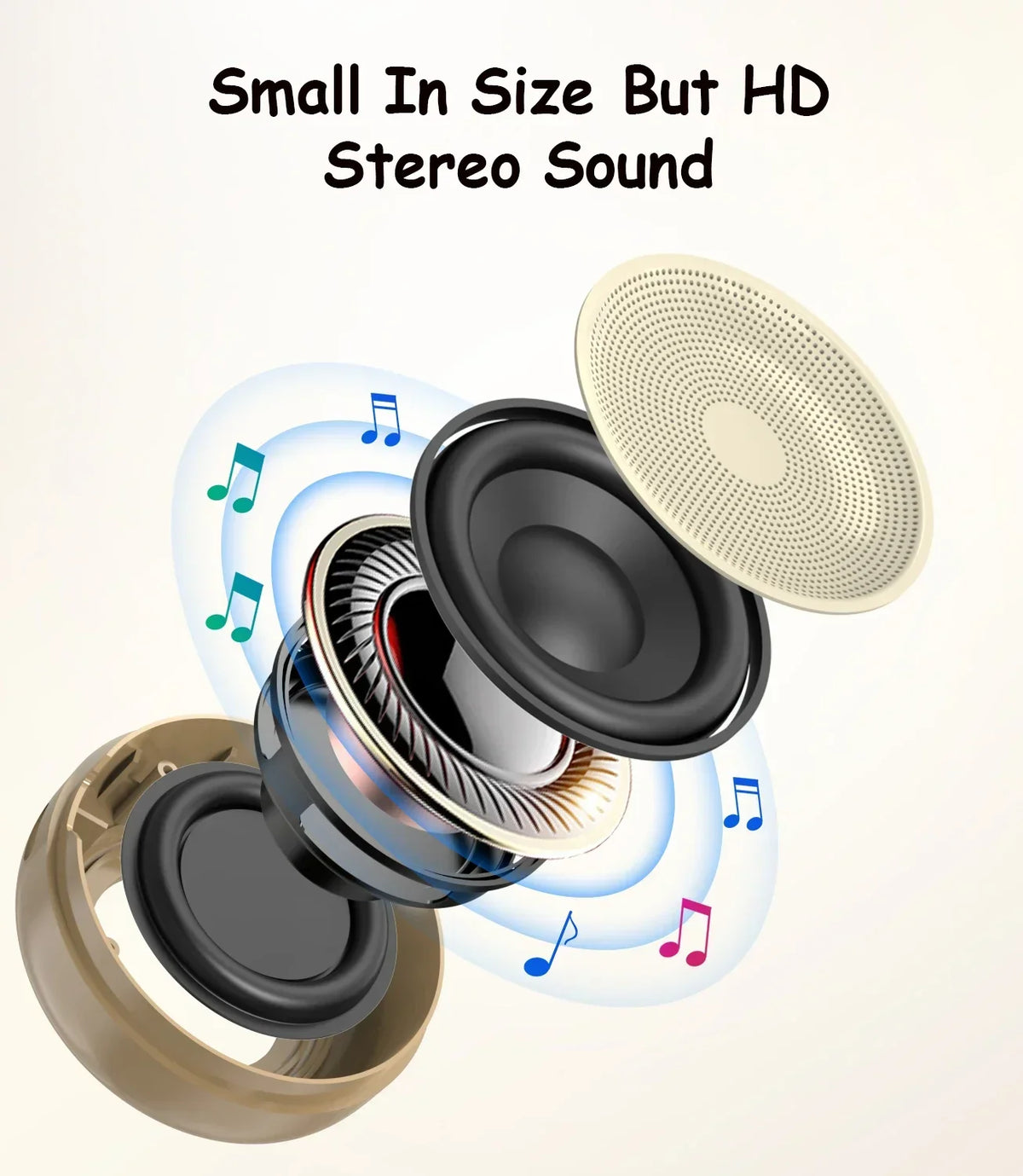Karaoke Machine Mini Bluetooth Speaker With 2 Cordless Microphones, Holiday Gift 2025 Family Party Fun