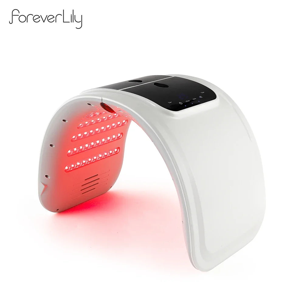7-Color LED Photon Face Mask & Nano Spray Machine - Skin Rejuvenation Anti-Aging Household Therapy