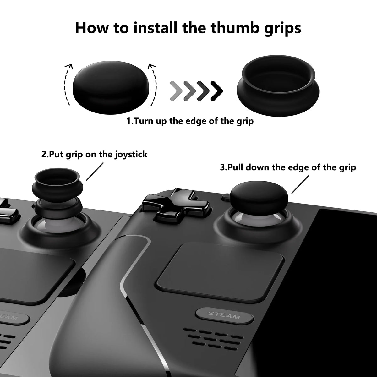 Grip Thumb Caps Cat Joystick Covers Steam Deck PS Portal