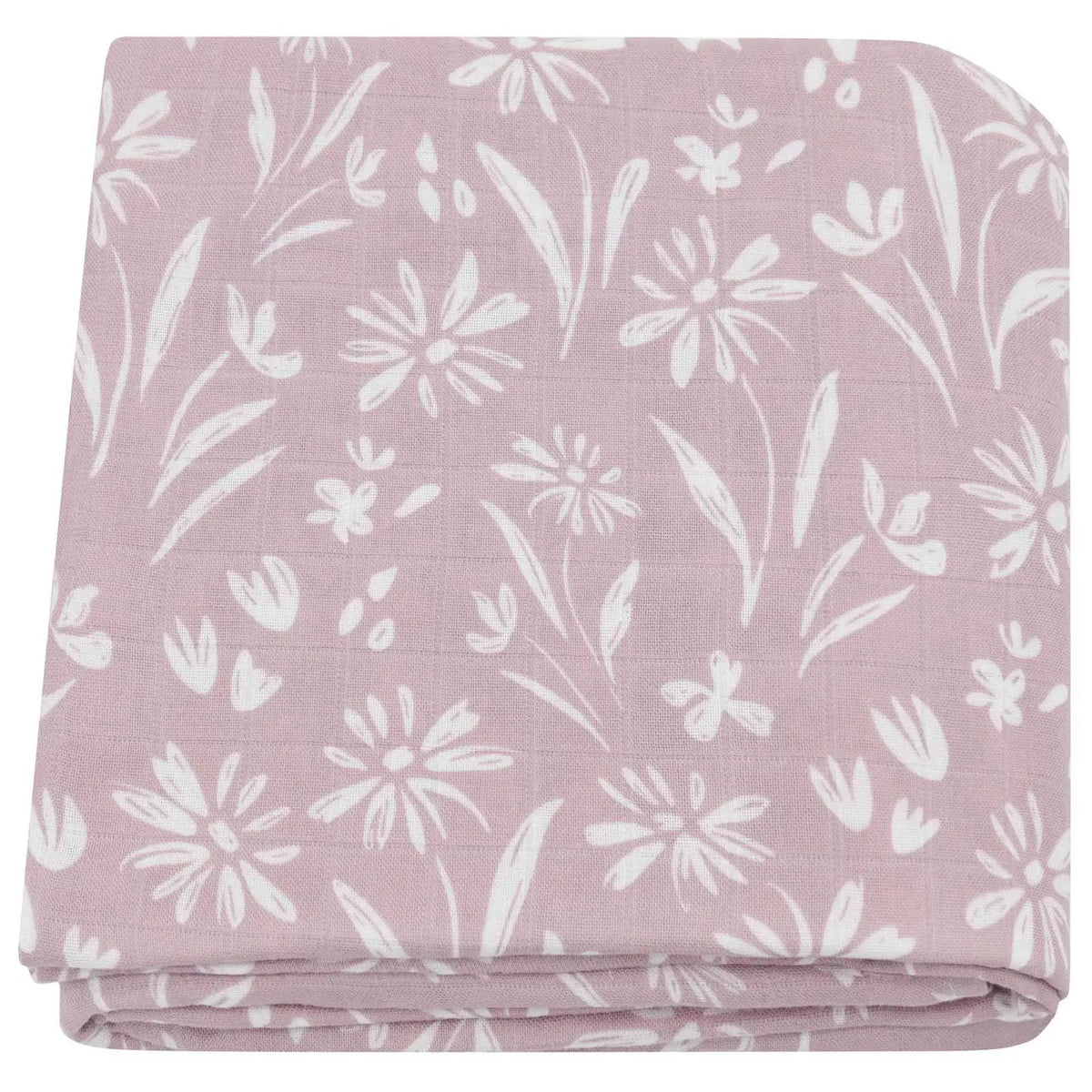 Muslin Bamboo Swaddle Blanket 120x120 Cm Floral Newborn Bedding Fall 2025 Breathable Eco Friendly Baby Gift
