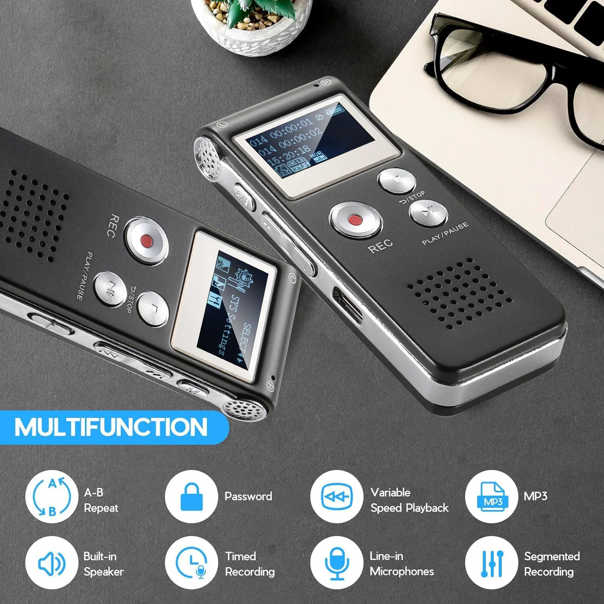 Recorder Voice Activated Mini Recorder for Lectures