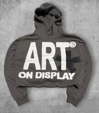 Unisex Oversized Zip-Up Hoodie - Boxy Cut, Knit, Street