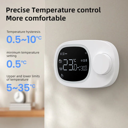 Smart2025 Edition Thermostat WiFi Boiler Controller Alexa Google Household Compatible Remote Temperature Energy Saving Fall