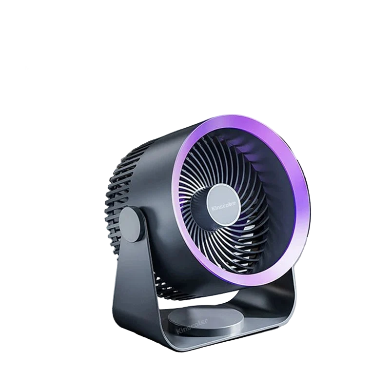 Travel-Friendly Fan Battery Desk Air Circulator Quiet Summer