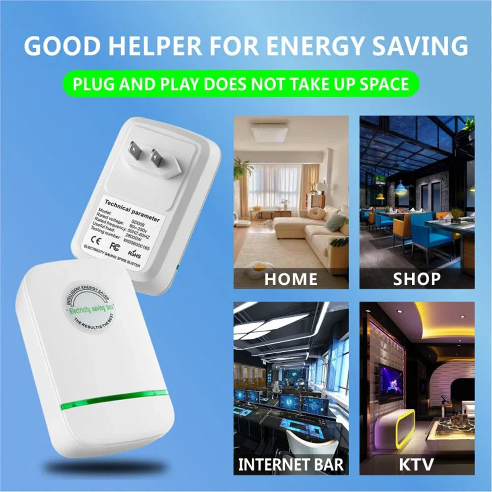 Power2026 Edition Saver Box Energy Saving Device 90V-250V Voltage Stabilizer for Household and Office Fall