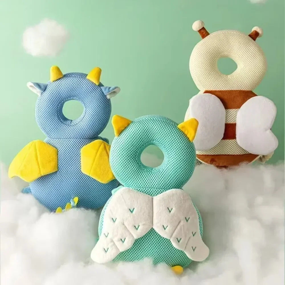 Protective Security Headgear Pillow for Baby Safety, Cute Cushion Anti-Fall Edge Protector