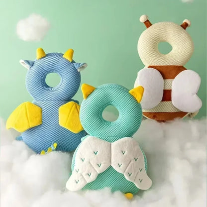 Protective Security Headgear Pillow for Baby Safety, Cute Cushion Anti-Fall Edge Protector