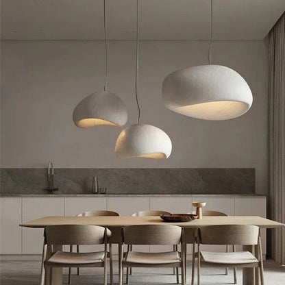 Japandi Pendant Ceiling Lamps Scandinavian Wabi Sabi LED Dining Room