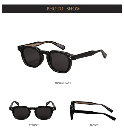 TR90 Sunglasses Frame Retro Rivets Style Unisex Polarized UV400 Summer 2026 Gift Idea