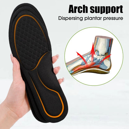 Foam Memory Orthopedic Insoles 12 Pack Antibacterial Plantar Fascia Insole