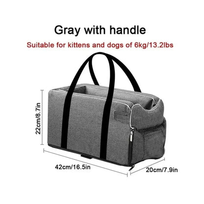 Dog Car Seat Travel-Friendly Carrier Bed Booster Seat Road Trip 2025 Travel Safety Cozy Sturdy Pet