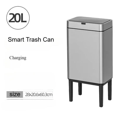 Sensor Smart Trash Can 20L Stainless Steel Waste Bin