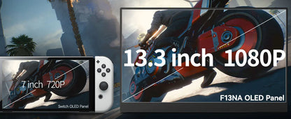 OLED 13.3 Inch Travel-Friendly Monitor 1ms HDR 100 Percent DCI P3