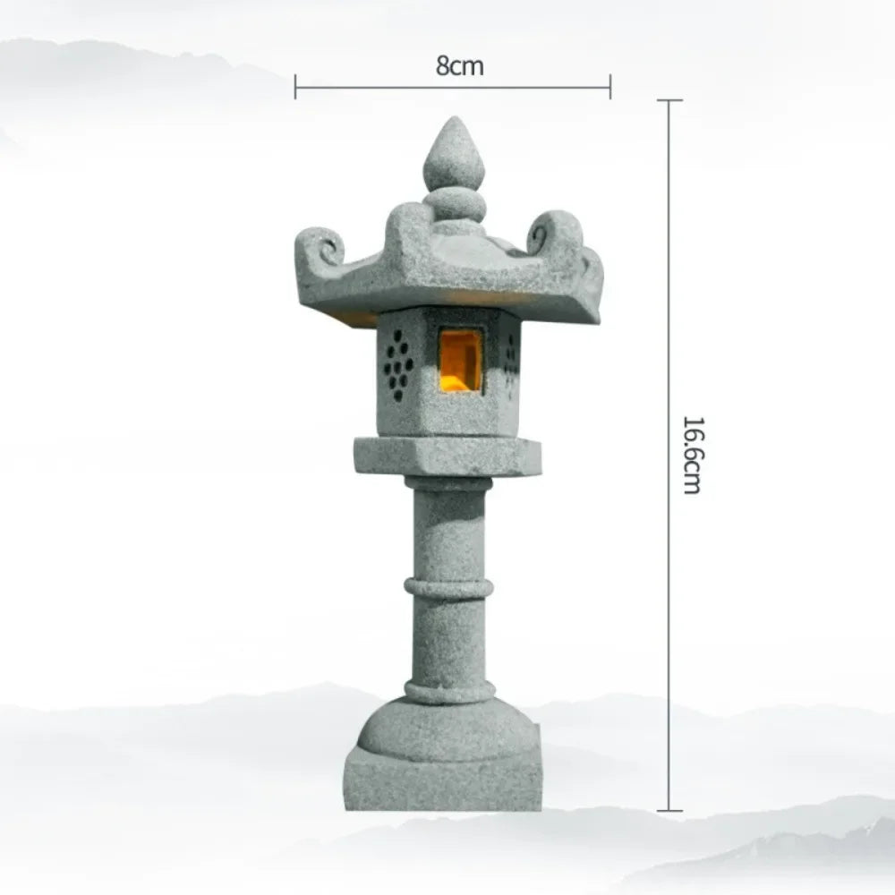 Lantern Pagoda Garden Statue Zen Yard Light Miniature Lamp for Micro Landscape Decor Fall 2026 Trend