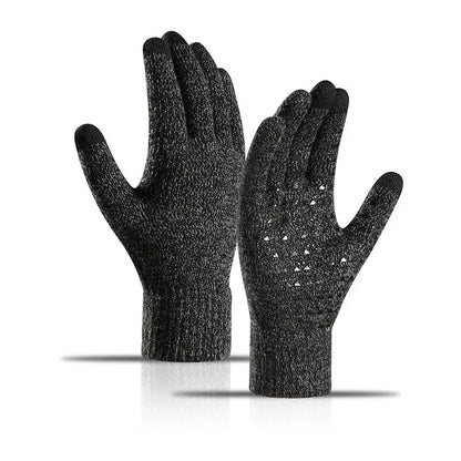 Gloves Winter Thermal Knit Touchscreen Outdoor Running Cycling Driving 2026 Winter Essentials Gift